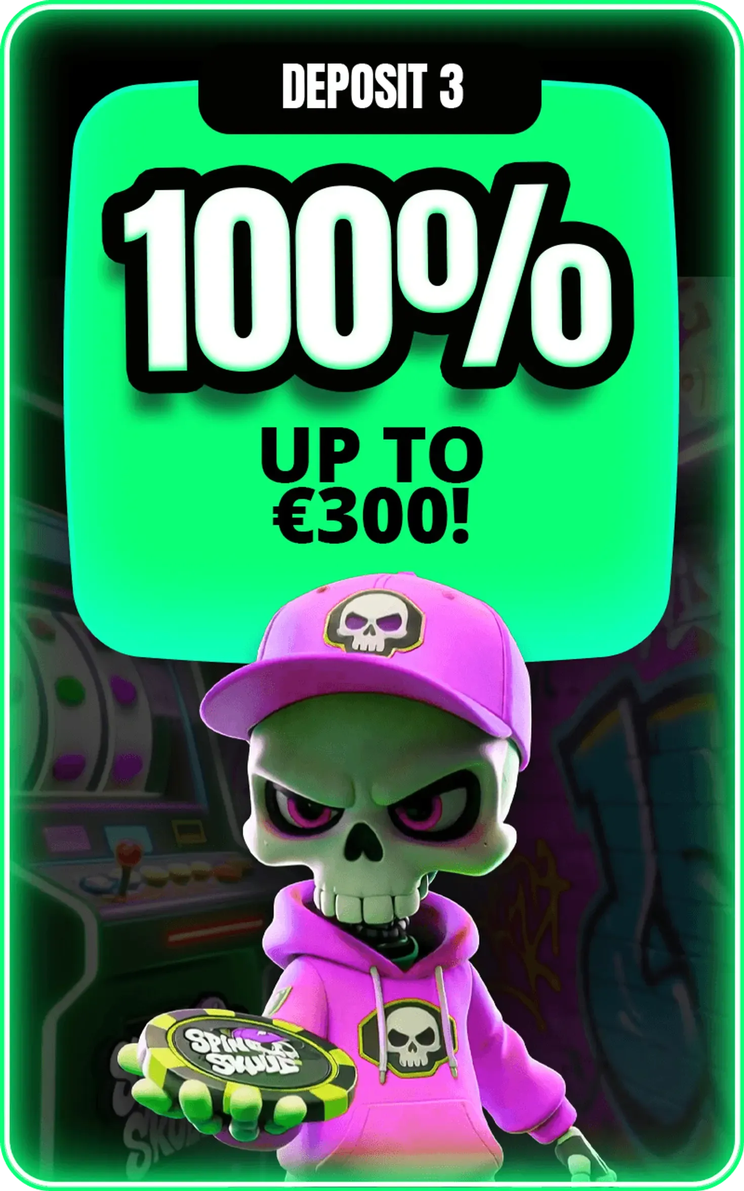 Spin Skull deposit 3 promotion